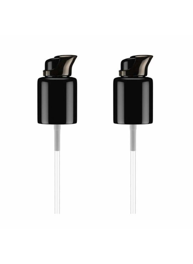 MORICHS 2PCS Replacement Foundation Pump For MAC Studio Fix Fluid Foundation(Black) - Image 1